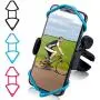 COTORPAZ Bike Phone Mount Universal - Upgraded Motorcycle Phone Holder 360° Rotatable Road Bicycle ATV Scooter Handlebar Black Adjustable