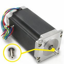 Nema23 CNC Stepper Motor 425oz-in 112mm 3A 2.8N.m 1.8° 4 Lead Wire for CNC Router Engraving Milling Lathe Machine