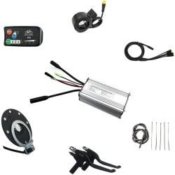 Ebike Controller System 22A Controller and LED880 Display WP Connector Conversion Kit for 500W/750W 36V/48V brushless Geared hub Motor