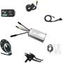 Ebike Controller System 22A Controller and LED880 Display WP Connector Conversion Kit for 500W/750W 36V/48V brushless Geared hub Motor