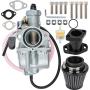Carburetor de Course Mikuni VM22-3847 38mm avec Filtre à Air pour Freight Predator 212cc GX200 6.5hp Moteur 196cc CT200U KT196 Mini Moto Course Go Kart (Noir) Carburetor de Course Mikuni VM22-3847 38mm avec Filtre à Air pour Freight Predator 212cc GX200 6.5hp Moteur 196cc CT200U KT196 Mini Moto Course Go Kart (Noir)
