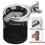 KEMIMOTO Motorcycle Cup Holder Handlebars, Motorcycle Drink Holde for 1 Inch Handlebar Compatible with Sportster Softail Dyna Street Glide Road King Road Glide Electra Glide Vulcan, Universal