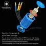 Globact Sensorless Waterproof Brushless Motor F540 3650 4390KV 4P Rc Brushless Motor for 1/10 RC Scale Short Course Truck Traxxas Slash Redcat ARRMA AXIAL HSP HPI Wltoys Kyosho HELION