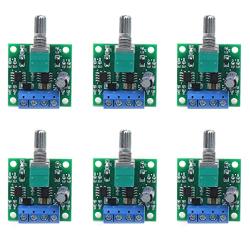 V TELESKY PWM DC Motor Speed Controller 1803BK DC Motor Driver 2A Motor Driver PWM Low Voltage with Speed Control Knob 1.8V 3V 5V 6V 12V 30W (6Pcs)