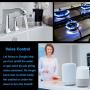Smart Wifi Water Valve Shutoff Timer, Smart Sprinkler Controller, Wifi Gas Shut Off Valve Controller, for Valves up to 1.5