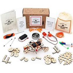 Tinkering Labs Robotics Engineering Kit | Designed by Scientists in USA | 50+ Parts | 10+ STEM Projects For Kids 8-13 | Learn Electronics, Science | Grow Creativity, Grit | Great DIY Inventor Toy Gift