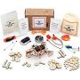 Tinkering Labs Robotics Engineering Kit | Designed by Scientists in USA | 50+ Parts | 10+ STEM Projects For Kids 8-13 | Learn Electronics, Science | Grow Creativity, Grit | Great DIY Inventor Toy Gift