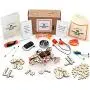Tinkering Labs Robotics Engineering Kit | Designed by Scientists in USA | 50+ Parts | 10+ STEM Projects For Kids 8-13 | Learn Electronics, Science | Grow Creativity, Grit | Great DIY Inventor Toy Gift