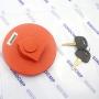 Excavator Fuel Tank Cap - SINOCMP 2 Key Fuel Tank Cap Assy For Hitachi EX200-2 EX120-2 Locking Fuel Cap Excavator Parts, 3 Month Warranty
