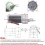 Moteur à Électroaimants DC 12V 24V, Réversible, Ajustable en Vitesse, Couple Élevé, Faible Vitesse (24v : 420rpm, Package B) Moteur à Électroaimants DC 12V 24V, Réversible, Ajustable en Vitesse, Couple Élevé, Faible Vitesse (24v : 420rpm, Package B)