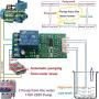 Eletechsup High Mid Low Level Indicator DC 12V Water Liquid Level Controller Sensor Switch Relay Module for Motor Fish Tank Waterhouse (Controller+Probe)