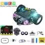 Yahboom Microbit V2 Start Robotic Kit for Kids DIY Programmable STEM Education Toy Car with Tutorial Super Cost-Effective (Robot with BBC Micro:bit V2)