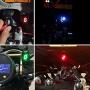 Motorcycle Gear Indicator for Honda CBR CB500X CB400SF CB650F CB1300 CBR600RR CB1000R Cb650r VFR800 Motorbike LED Display Waterproof (Orange)