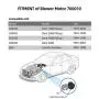 700010 HVAC Blower Motor Assembly Compatible with Dodge (94-02 Ram 1500)(94-98 Ram 2500 Ram 3500)(95-02 Ram 4000) Jeep (93-98 Grand Cherokee) Replacement AC Heater Blower Motor with Fan