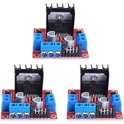 Songhe L298N Motor Driver Controller Board Module Dual H Bridge DC Driver Stepper Motor For Arduino Smart Car 3PCS