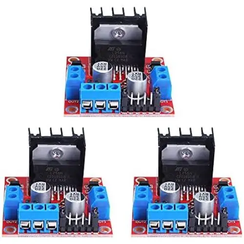 Songhe L298N Motor Driver Controller Board Module Dual H Bridge DC Driver Stepper Motor For Arduino Smart Car 3PCS