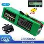 52V 22Ah 14S 7P Li-ion pour Moteur 250W-1000W avec Chargeur et BMS 20A Adapté Vélos Électriques, Trottinettes Électriques, Golf Cars Électriques, Tricycles Électriques 52V 22Ah 14S 7P Li-ion pour Moteur 250W-1000W avec Chargeur et BMS 20A Adapté Vélos Électriques, Trottinettes Électriques, Golf Cars Électriques, Tricycles Électriques