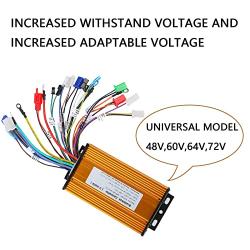 Guudi Scooter Brushless Motor Controller, 3 Mode 48V/64V/72V Universal Ebike Brushless Motor Controller for Electric Scooter2
