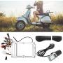 RiToEasysports 36V/48V 500W Motor Brushless Controller Kit Electric Bike Conversion Set with LCD Display Half Twist Throttle Controller