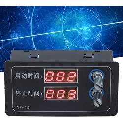 FTVOGUE YF‑15 Digital Timer Delay Switch Motor Controller Module Timing Switch Controllor with LED Display for Generator,Module