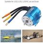 RC Motor, Surpass 3650 5900KV 4 Poles Brushless Motor for 1/10 1/16 1/18 RC Car Boat Accessory