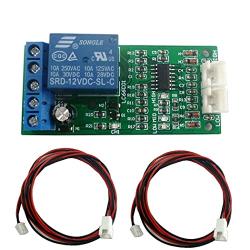 Eletechsup High Mid Low Level Indicator DC 12V Water Liquid Level Controller Sensor Switch Relay Module for Motor Fish Tank Waterhouse (Controller+Probe)