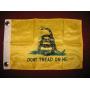 Gadsden Tea Party Dont Tread On Me 12x18 Double Sided Solarmax Nylon Boat Car Motorcycle Flag 12