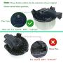 A/C Blower Motor Assembly for Toyota RAV4 2006-2017 Corolla Matrix Pontiac Vibe Scion tC xB