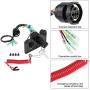 Rupse Switch Panel Outboard Single Engine Key Switch Panel Assembly On-Off-Start 704 Control Box for Yamaha Outboard Yacht 704-82570-12-00 704-82570-11-00 704-82570-08-00