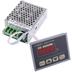 12 to 80V DC Motor Speeds Controller, PWM Governor with Digital Display Panel Suitable for The Motors 12V Less Than 50W, 24V Less Than 350W, and 48V Less Than 500W
