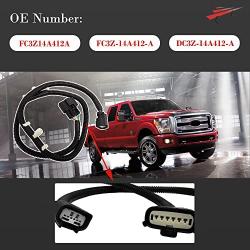 OKAY MOTOR Tailgate Backup Camera Wiring Harness for 2013-2016 Ford Super Duty FC3Z-14A412-A DC3Z-14A412-A