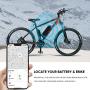 BAFANG Mid Motor with GPS Battery : 48V 750W 1000W 500W Motor with AirTag Battery (Optional) 20Ah 18Ah 17.5Ah, BBS02 BBS03 HD Mid Drive Kit with GPS Tracker for Electric Bike, 8Fun Conversion Kit