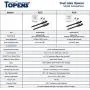 TOPENS AD8 Automatic Gate Opener Kit Heavy Duty Dual Gate Operator for Dual Swing Gates Up to 880 Pounds Gate Motor