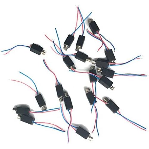 100pcs Low power Vibrator 3V Motor Mini DC motor 4 x 8mm Vibration Pager micro motor for robotics toys Robot Bristlebot DIY