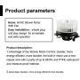 HVAC Blower Motor Assembly 4885148AC 4596217 700093 Heater Blower Motor with Fan Cage for 1999-2004 Dodge Intrepid