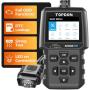 OBD2 Scanner TOPDON AL500 Code Reader, Car Check Engine Light CAN Diagnostic Tool with 10 OBD2 Functions, Turn Off MIL, O2 Sensor Test, Mode 6, EVAP Test, Updateable, DTC Lookup, LED Light