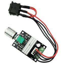 LEDMOMO 1203BB 6V 12V 3A 80W DC Motor Speed Controller (PWM) Adjustable Motor Driver Switch