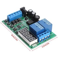 5V - 24V Motor Controller Motor Forward/Reverse Controller Timing Delay Time Cycles Relay Motor Controller Board with LED