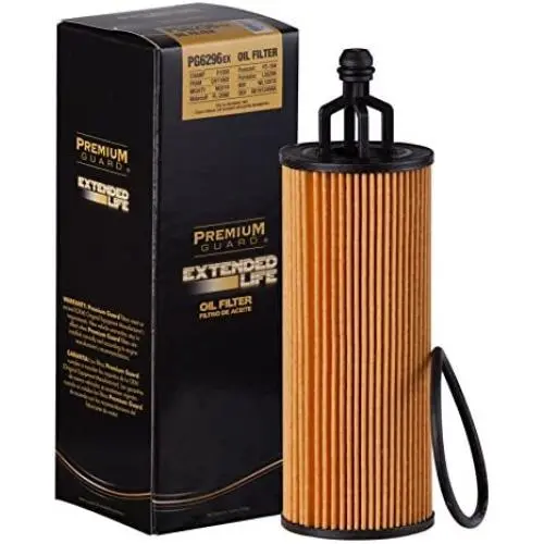 Premium Guard Oil Filter, Extended Life Premium Guard 6296EX| Fits 2014-20 Jeep Grand Cherokee,Cherokee, Wrangler, Dodge Grand Caravan, 2017-20 Chrysler Pacifica, 2014-20 Ram 1500