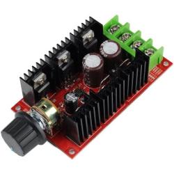 uniquegoods 12V 24V 36V 48V 40A 2000W PWM DC Motor Speed Controller Adjustable Variable Speed Switch HHO Driver