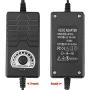 AC to DC Adjustable Power Source Adapter,Electric Motor Speed Controller AC 100-240V to DC 1-24V 2A for Fan Drill US Plug