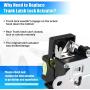 X AUTOHAUX Trunk Latch Lock Actuator 81230-A7030 for Kia Forte Koup 2014-2020 1.6 1.8 2.0 Engine w/Keyless Entry Tailgate Door Latch Lock Actuator Motor Rear Trunk Lid Lock Latch Actuator