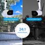 TOPENS TC186-R WiFi Garage Door Opener Gate Opener Smartphone Remote Control with Camera Wireless Surveillance Outdoor Security Camera iPhone Android Phone APP Controller 1080P Full HD Night Vision