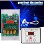 Omabeta Voltage Regulator, Digital Two-Way AC 220V 80A Durable Voltage Controller 6000W for Household Appliances