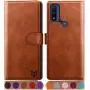 SUANPOT RFID Blocking Wallet case for (Motorola Moto G Pure 2021 ,Light Brown SUANPOT RFID Blocking Wallet case for (Motorola Moto G Pure 2021 ,Light Brown