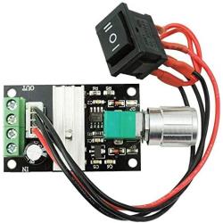 Greartisan 6V-28V 3A DC Motor Speed Controller PWM Variable Speed Regulator Governor Switch 1203BB with Speed Control Knob