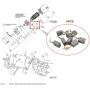 Fat Dragon GOLF Motor Brush Set 3.7HP Fits Club Car V6 and V8#102938601 (8 Pcs)