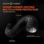 4 Inch Inline Duct Fan and 4 Inch 25 Feet Black Ducting