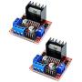 L298N motor driver controller board module, dual H-bridge robot stepper motor control, used for Arduino smart car power supply UNO MEGA R3 Mega2560 (2PCS)