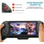 NexiGo Nintendo Switch Accessories Holiday Bundle, Ergonomic Controller (Black) for Nintendo Switch with 6-Axis Gyro, Dual Motor Vibration, Game Storage Case with 10 Game Card Holders